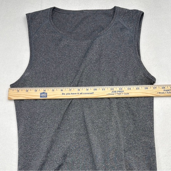 Lululemon In The Flow Dress Heathered Black, Size 10 - Picture 6 of 8